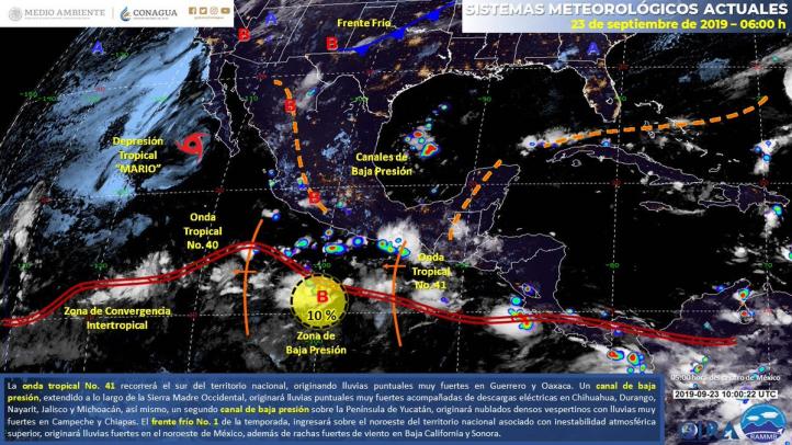 Pronostico Del Tiempo Para El 23 De Septiembre De 2019 La